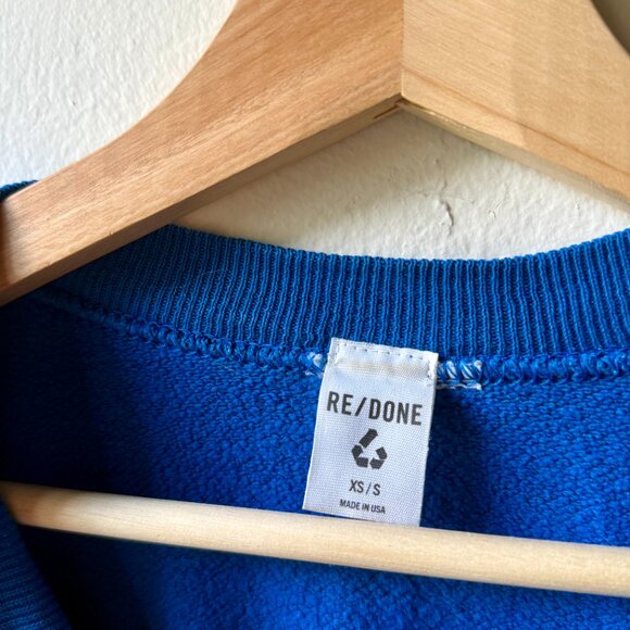 Re/Done, Vintage Ford Crewneck, Blue, XS/S - Picture 5 of 6